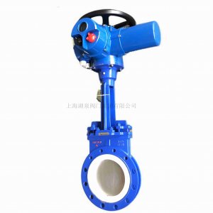 電動刀閘閥DMZ973X-10Q   DN200泥漿、空氣、渣